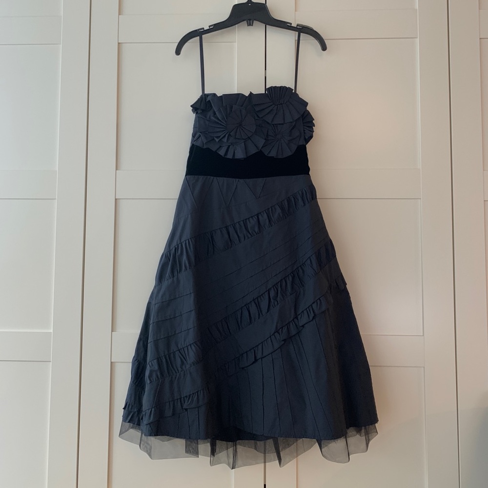 BCBG Strapless Cocktail Dress